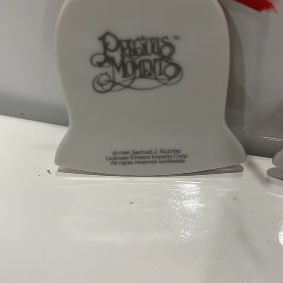 Precious Moments Ornament Set - 2 From 1986 - Picture 5 of 7